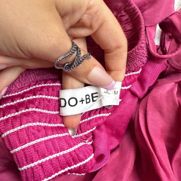 DO+BE Fuchsia Ruched Blouse - Picture 3 of 3